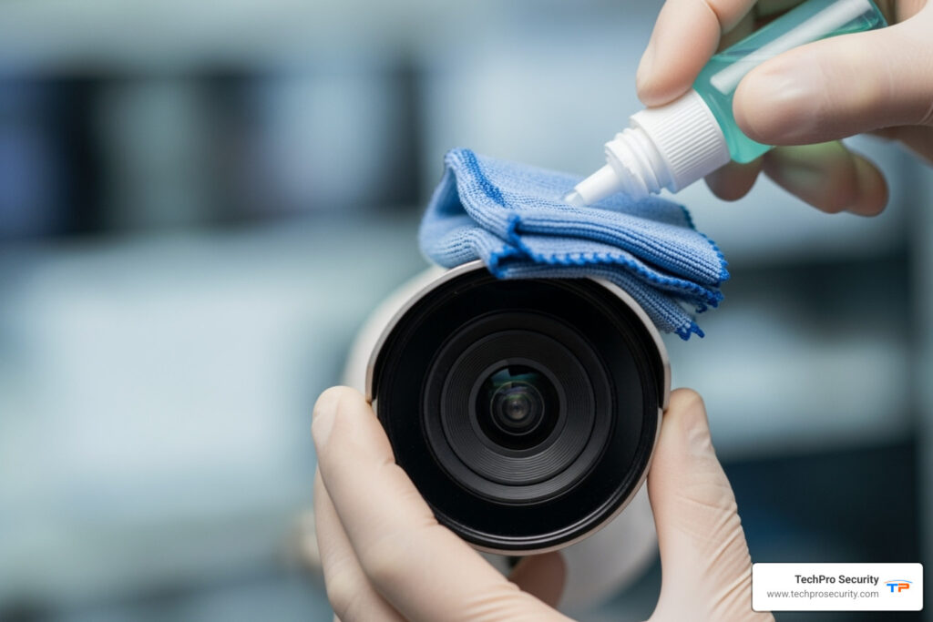 Professional camera cleaning