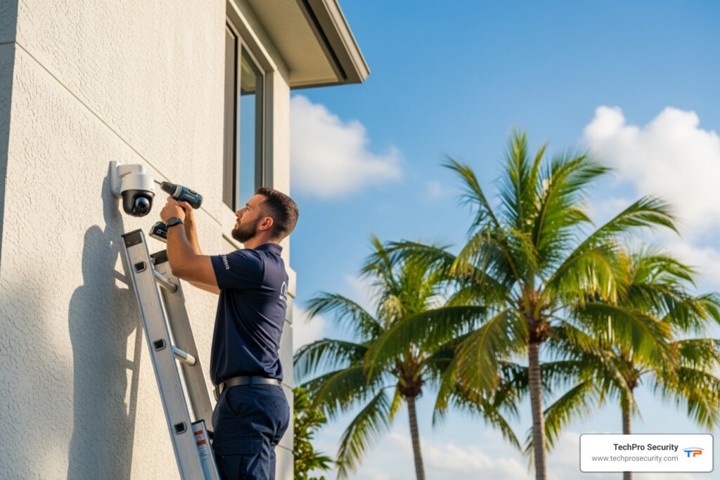security camera installation west palm beach