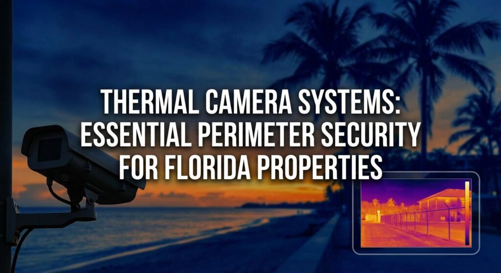 Thermal Camera Systems: Essential Perimeter Security for Florida Properties