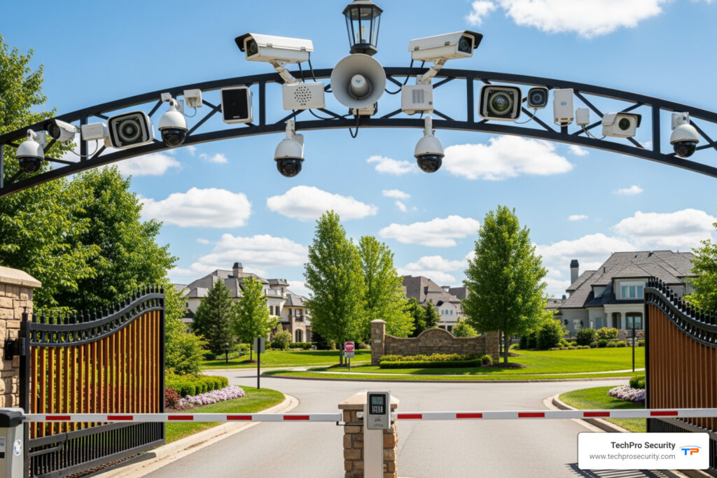 security cameras for gated community